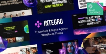 Integro v1.5 IT Services & Digital Agency WordPress Theme