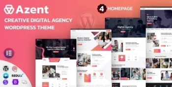 Azent v1.0.0 Creative Digital Agency WordPress Theme