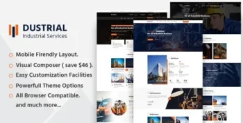 Dustrial Factory & Industrial WordPress Theme