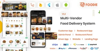 Foodie (v6.0) UberEats Clone | Food Delivery App | Multiple Restaurant Food Delivery Flutter App (Copy)