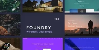 Foundry (v2.1.9) Multipurpose, Multi-Concept WP Theme