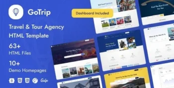 GoTrip – Travel & Tour Agency HTML Template February 13 2024