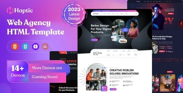 Haptic v1.0.0 Web Design Agency HTML Template