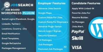 JobSearch v2.5.7 WP Job Board WordPress Plugin