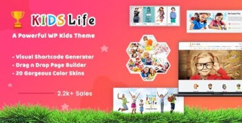 Kids Life Children School WordPress Theme