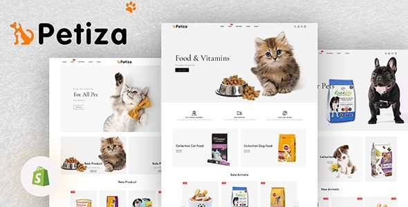 Petiza Pets Food Shop Shopify Theme – Fast, Responsive & SEO-Optimized