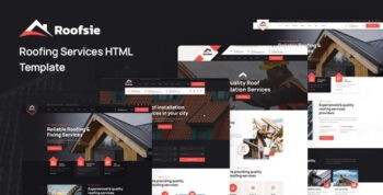Roofsie (v1.0) Roofing Services HTML Template