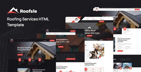 Roofsie (v1.0) Roofing Services HTML Template