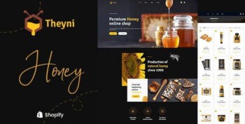 Theyni Organic Food, Honey Shop Shopify Theme