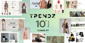 Trendz Shopify Themes OS 2.0 Clothing Shop