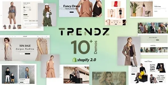 Trendz Shopify Themes OS 2.0 Clothing Shop