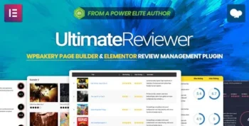 Ultimate Reviewer (v2.8.1) Elementor & WPBakery Page Builder Addon