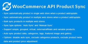 WooCommerce to WooCommerce Product Synchronization Via API