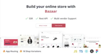 Bazaar Pro  Multipurpose Next.js Ecommerce Template