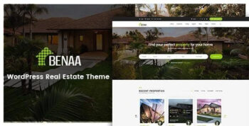 Benaa v3.0.8 Real Estate WordPress Theme