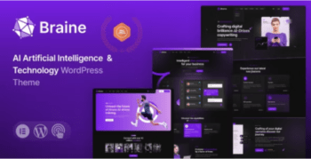 Braine v1.1 Digital AI WordPress Theme