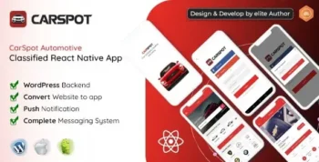 CarSpot v1.9.4 Dealership Classified React Native App