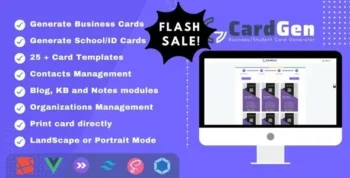 CardGen v3.6.4 Business or ID Card Generator