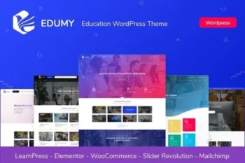 Edumy (v1.2.25) LMS Online Education Course WordPress Theme
