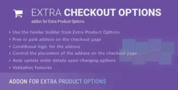Extra Checkout Options - addon for Extra Product Options plugin