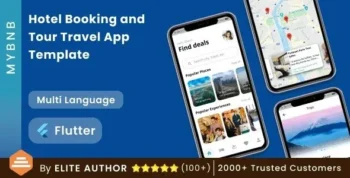 Flutter Hotel Booking and Tour Travel App Template in Flutter | Multi Language | MyBnb