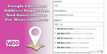 Google Checkout Address Autocomplete For WooCommerce