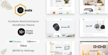 Hanata - Marketplace WooCommerce Furniture WordPress Theme