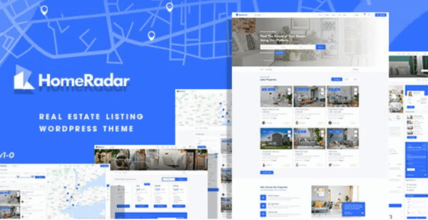 HomeRadar ? Real Estate  Listing WordPress Theme v1.0.9