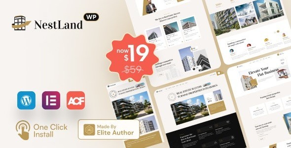 NestLand (v1.0.0) Real Estate WordPress Theme
