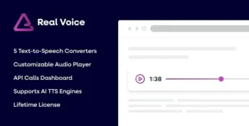 Real Voice v1.24 AI Text to Speech Plugin for WordPress