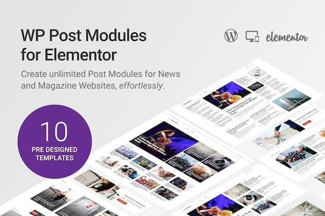 WP Post Modules for Elementor (v2.5.1)