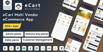 eCart v5.0.0 Multi Vendor eCommerce System