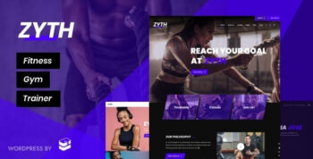 Zyth Fitness Gym WordPress