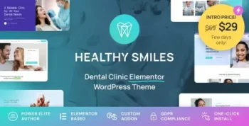 Healthy Smiles (v1.1.8) Dental WordPress Theme