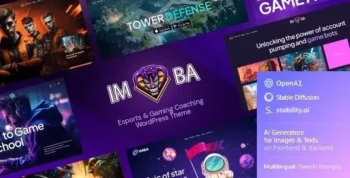 Imba v1.1.0 Esports & Gaming WordPress Theme