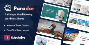 Parador v2.0.3 Hotel Booking WordPress Theme