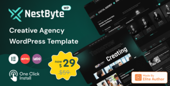 Nestbyte v1.2.2 Creative Agency and Startup WordPress Theme