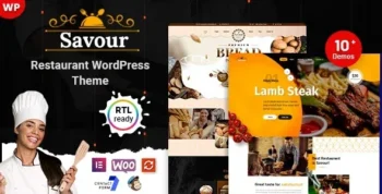 Savour v1.0.1 Restaurant WordPress Theme