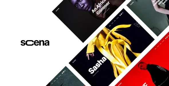 Scena Creative WordPress Portfolio Ajax Theme