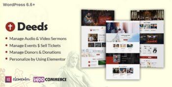 DeedsBest Responsive Nonprofit Church WordPress Theme