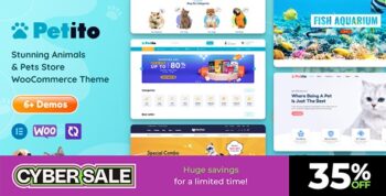 Petito v1.6.1 Animals and Pets Store WooCommerce Theme