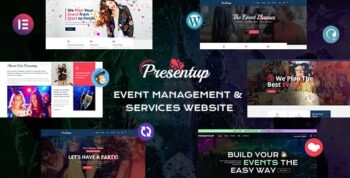 Presentup v5.1 Event Planner & Celebrations Management WordPress Theme
