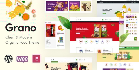Grano Organic & Food WordPress Theme