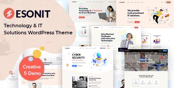 Esonit IT solutions WordPress Theme