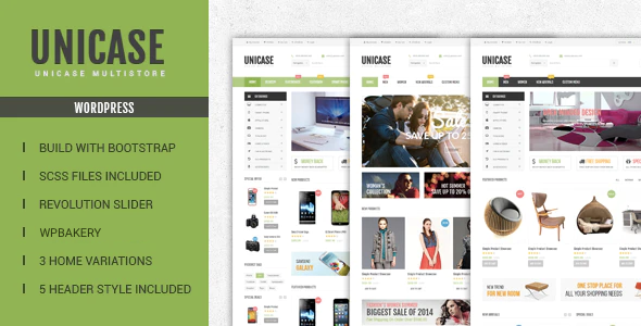 Unicase Electronics Store WooCommerce Theme