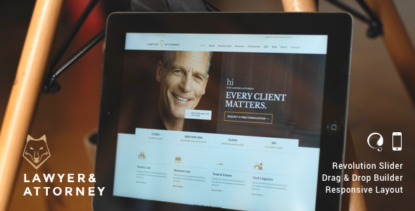 Lawyer WordPress Theme