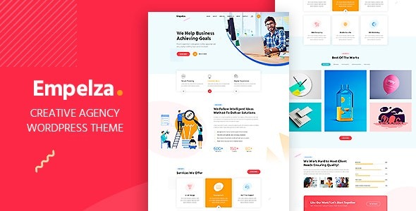 Empelza Creative Agency & Portfolio WordPress Theme