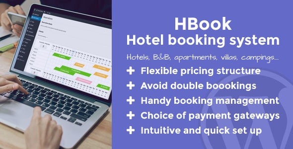 HBook Hotel booking system – WordPress Plugin [Activated]