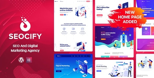 Seocify SEO Digital Marketing Agency WordPress Theme