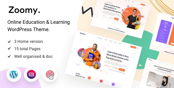 Zoomy LMS & Education WordPress Theme | Education